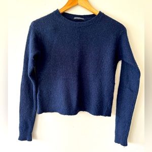 Brandy Melville | Navy Blue Long Sleeve Top- One Size ✨